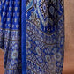 STORI Blue Lotus Ready Saree