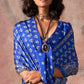 STORI Blue Lotus Ready Saree