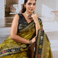 Mehendi Green Patola Silk Saree
