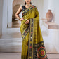 Mehendi Green Patola Silk Saree