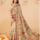 Off White Woven Banarasi Silk Saree