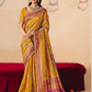 STORI Yellow Woven Banarasi Silk Saree