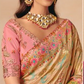 STORI Butter Yellow  Woven Banarasi Silk Saree