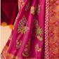 STORI Maroon Woven Banarasi Silk Saree