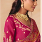 STORI Maroon Woven Banarasi Silk Saree
