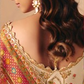 STORI Cream Woven Banarasi Silk Saree
