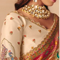 STORI Cream Woven Banarasi Silk Saree
