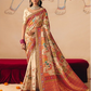 STORI Off White Woven Banarasi Silk Saree