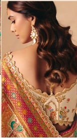 STORI Off White Woven Banarasi Silk Saree