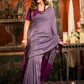 Mauve Soft Cotton Saree