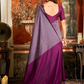 Mauve Soft Cotton Saree
