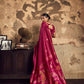 STORI Rani Pink Silk Saree With Patola Motifs