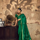 STORI Green Silk Saree With Patola Motifs
