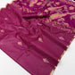 STORI Rani Pink Silk Saree With Patola Motifs