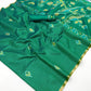 STORI Green Silk Saree With Patola Motifs