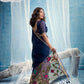 Blue Munga Silk Saree