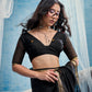 Black Munga Silk Saree