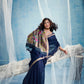 Blue Munga Silk Saree