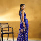 Royal Blue Satin Silk Saree