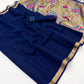 Blue Munga Silk Saree