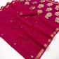 STORI Fuchsia Pink  Munga Silk Saree