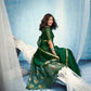 STORI Dark Green  Munga Silk Saree