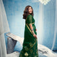 STORI Dark Green  Munga Silk Saree