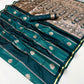 Green Satin Silk Saree