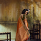 STORI Dual Orange Pochampally Handloom Silk Saree
