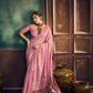 Rose Pink Munga Pure Cotton Handloom Saree