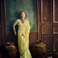 Pista Green Munga Pure Cotton Handloom Saree