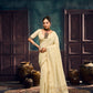 STORI Cream Off White  Munga Pure Cotton Handloom Saree