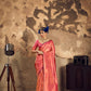 Rani Pink Handloom Woven Silk Saree