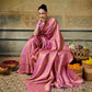  STORI onion pink Handloom Silk Saree