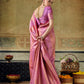  STORI onion pink Handloom Silk Saree