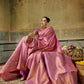  STORI onion pink Handloom Silk Saree