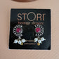 Rutuja Studded Stone Oxidised Necklace Set