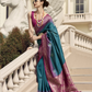 Blue Banarasi Saree Shop Online STORI