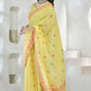 By Yellow Silk Saree Online-STORI