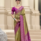 Green Banarasi Saree Shop Online STORI