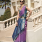 Purple Banarasi Saree Shop Online STORI
