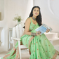 Shop Green Silk Saree Online-STORI