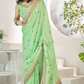 Shop Green Silk Saree Online-STORI