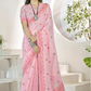 Shop Pink Silk Saree Online-STORI