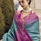 Blue Banarasi Saree Shop Online STORI