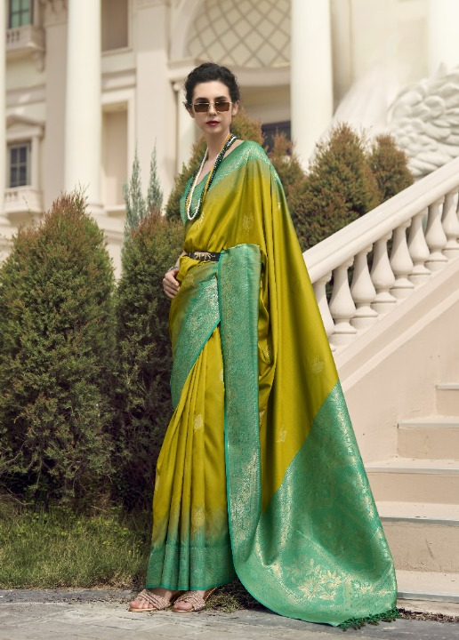 Green Banarasi Saree Shop Online STORI