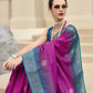 Purple Banarasi Saree Shop Online STORI