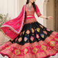 Black Heavy Embroidery Lehenga choli set 