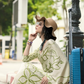 Buy Green Sattin Silk Sarees Online-STORI