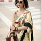Buy Cream Sattin Silk Sarees Online-STORI